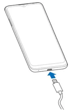 ZTE A51 Blade 2GB-32GB Smart Phone - Charging the Phone 1