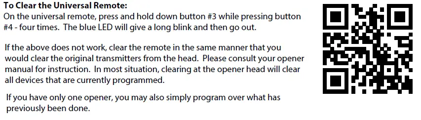 GENIE GU4TG2-R 4-Button Garage Door Opener Remote FIG 9