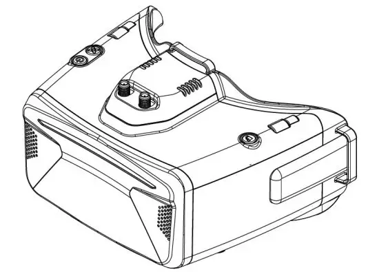SKYZONE COBRA 5.8GHz FPV Goggles with SteadyView Receiver