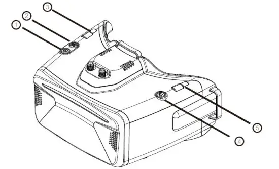 SKYZONE COBRA 5.8GHz FPV Goggles with SteadyView Receiver - figure 1