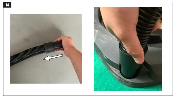 MEEC TOOLS 014123 Heavy-Duty Vacuum Cleaner- 14