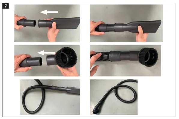 MEEC TOOLS 014123 Heavy-Duty Vacuum Cleaner- 7