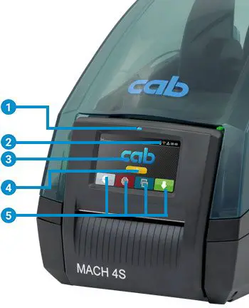 cab MACH 4S Thermal Transfer Printer - figure 3