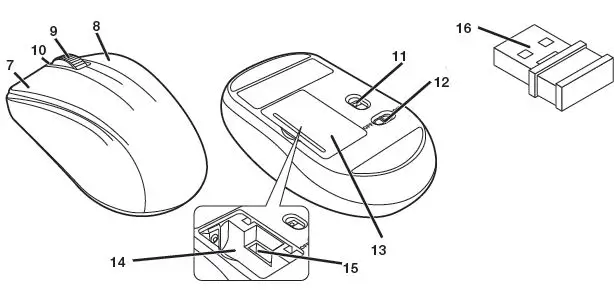 ELECOM TK-FDM106 Wireless Full KeyBoard and Mouse 2