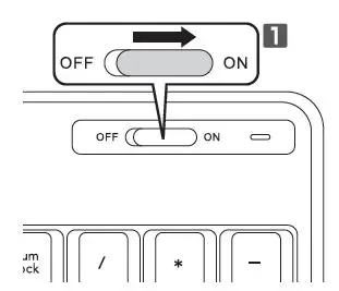ELECOM TK-FDM106 Wireless Full KeyBoard and Mouse 5