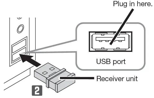 ELECOM TK-FDM106 Wireless Full KeyBoard and Mouse 7