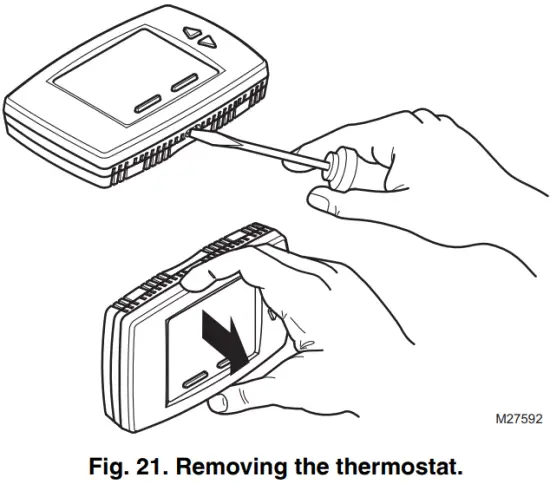 Removing the Thermostat