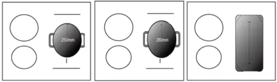 CANDY CTP643C YEP Induction Hob - acceptable