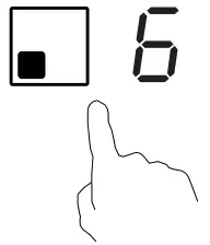 CANDY CTP643C YEP Induction Hob - timer