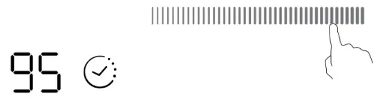 CANDY CTP643C YEP Induction Hob - touching