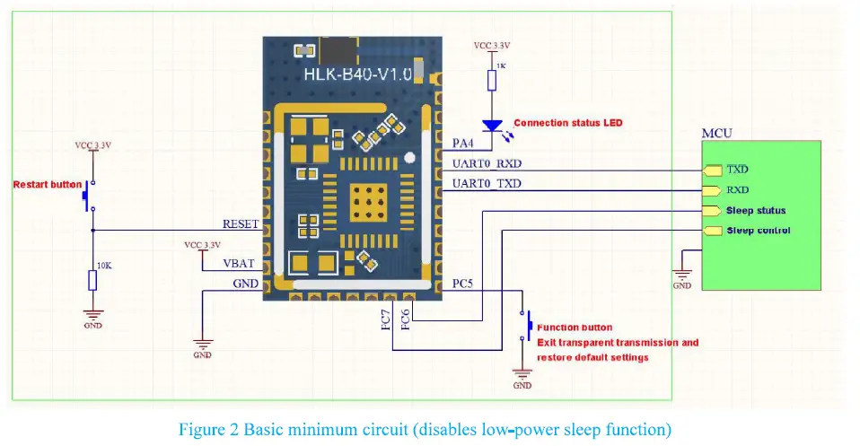 Hi-Link HLK-B40 Bluetooth Transparent Transmission Module-2