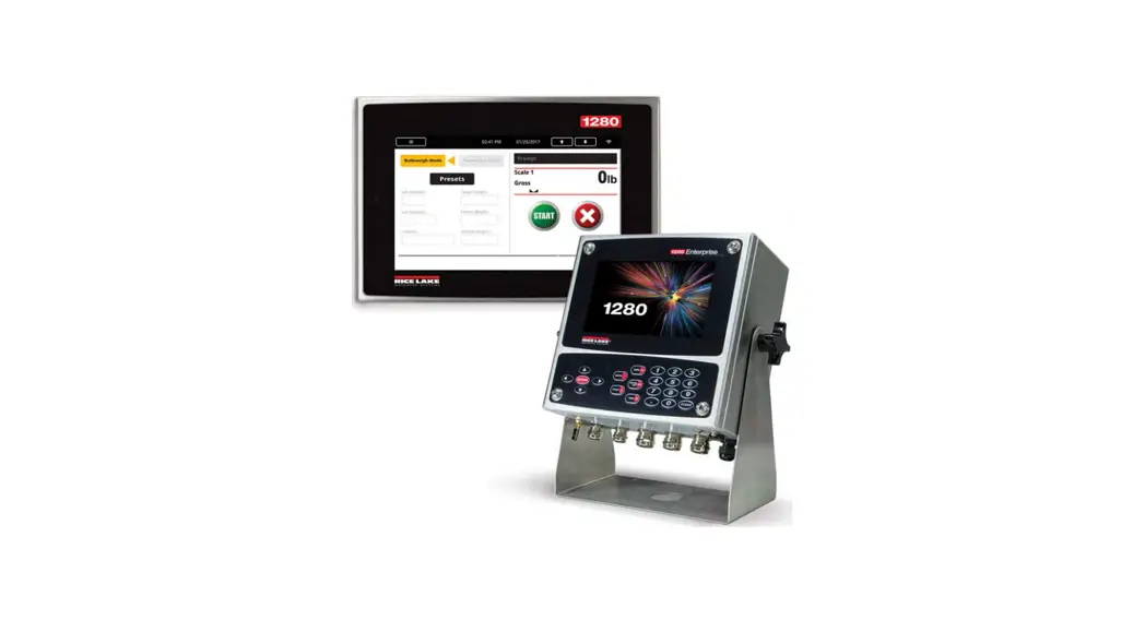 Rice Lake 1280 Enterprise Series Color Touchscreen Indicator User Manual