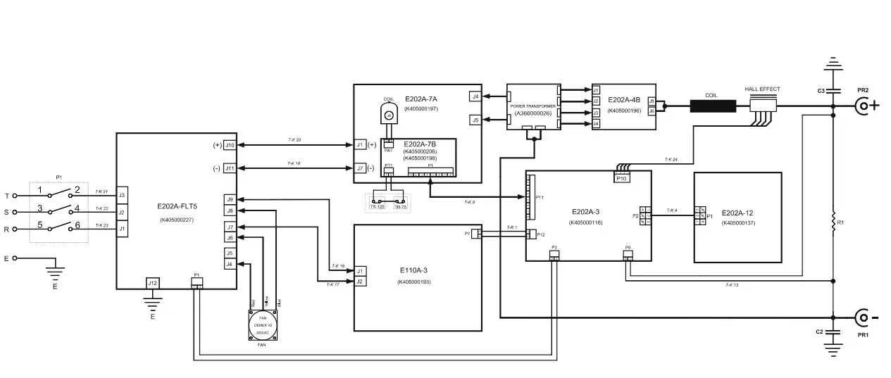 Magmaweld ID 300 E DC Inverter Arc Welding Machine User Manual - Electrical Diagram