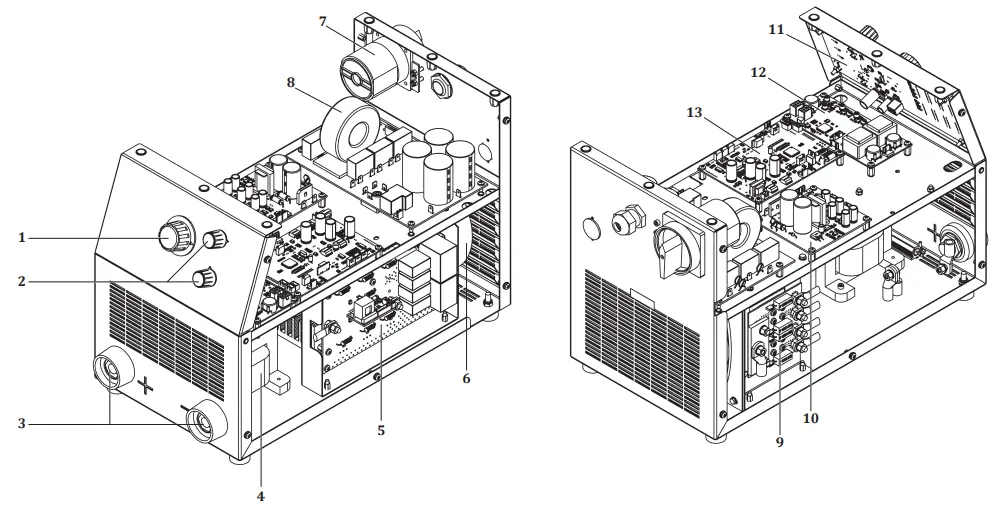 Magmaweld ID 300 E DC Inverter Arc Welding Machine User Manual - Spare Parts List