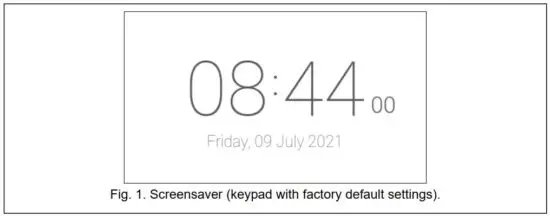 FIG 8 The screensaver is displayed.JPG