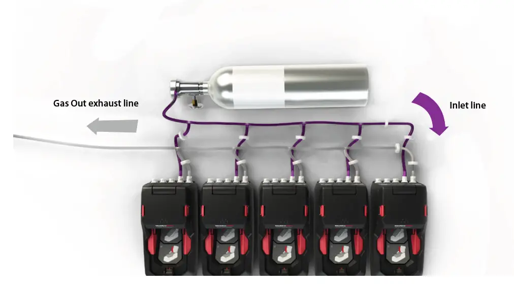 blackline -safety G7- DOCK Bump- Test and -Calibration -Station- FIG 10