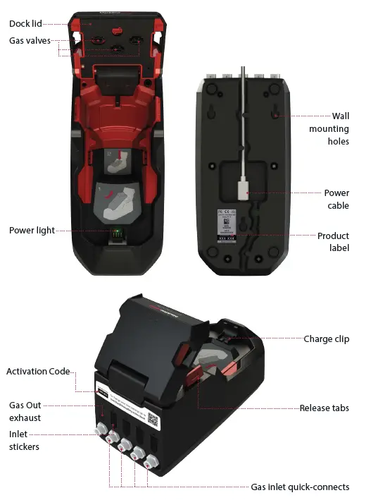 blackline -safety G7- DOCK Bump- Test and -Calibration -Station- FIG 3