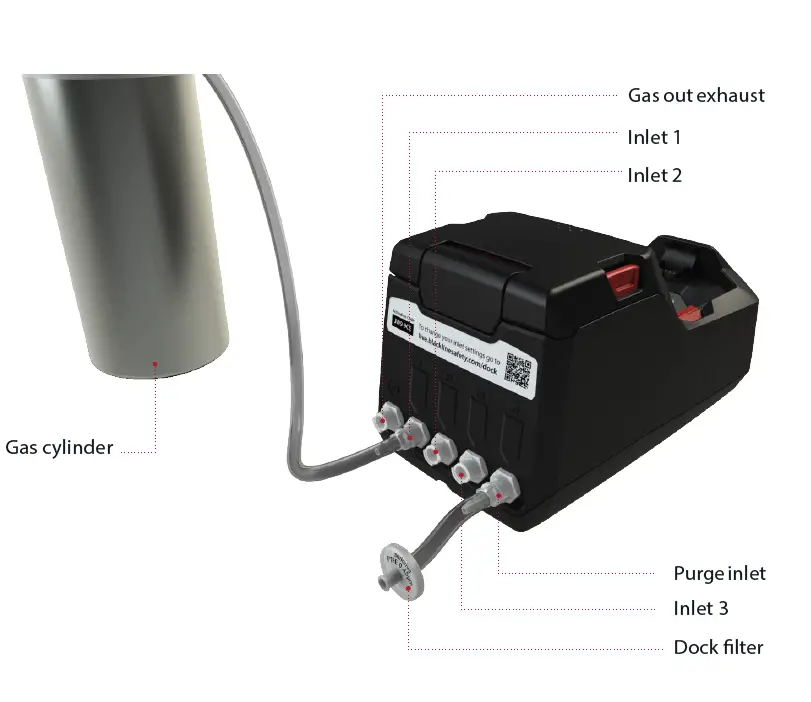 blackline -safety G7- DOCK Bump- Test and -Calibration -Station- FIG 4