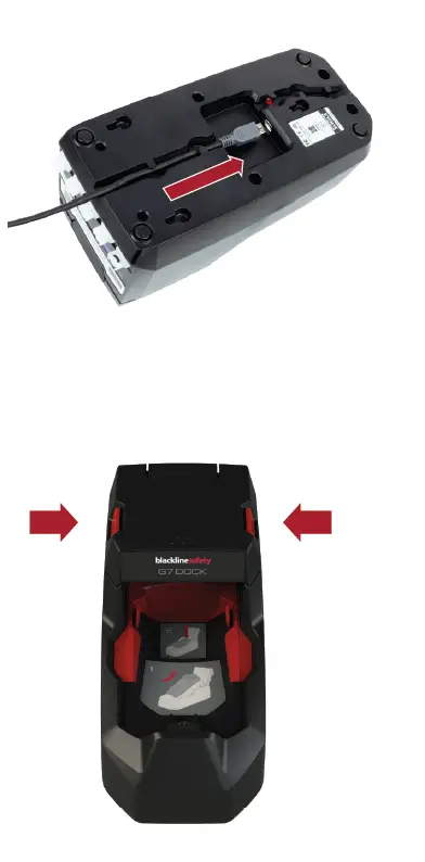 blackline -safety G7- DOCK Bump- Test and -Calibration -Station- FIG 8