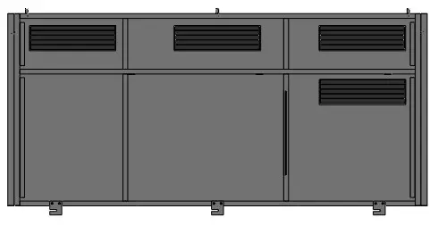 Beef Eater Proline Artisan ODK Cabinets Rear Panel