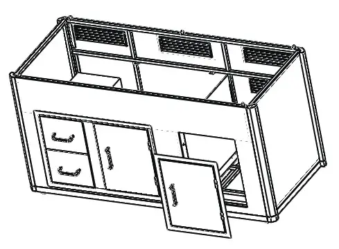 Beef Eater Proline Artisan ODK Cabinets Step 8