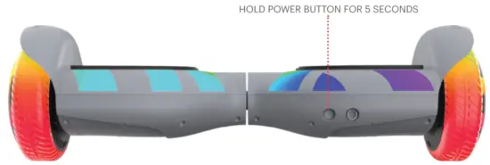 JETSON JLITHX GRY Litho X All Terrain Hoverboard - Recalibrate