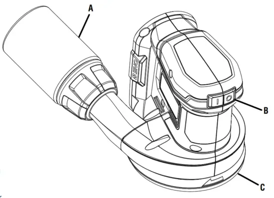 RYOBI PCL406B 18V Cordless 5 Inch Random Orbit Sander - icon 1