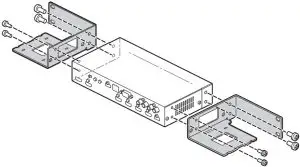 Attaching the rack-mount angles