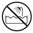 Never use your appliance near water