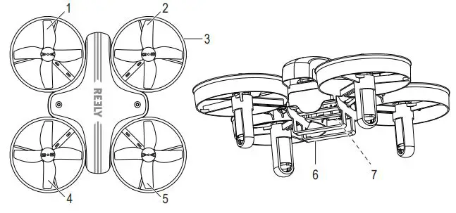 REELY 2250245 Stunt-Drone Ghost Instruction Manual - Quadcopter