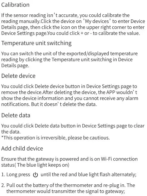 Govee wireless thermo-hygrometer - Functional Description 2