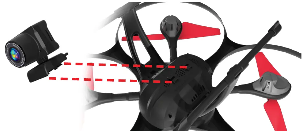 Force 1 U49C Red Heron 120° wide-angle 720P HD Camera 24