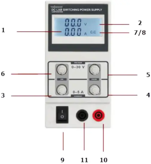 velleman LABPS3005SM Bench PSU - Fig