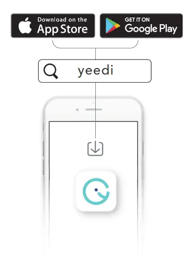 yeedi DVX34 Vac Max Vacuum Cleaner and Mop Combo -Wa1ke Up