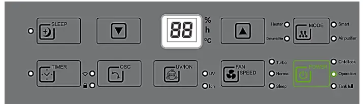 Goldair 10L Dehumidifier with WiFi - Operating Your Dehumidifier2