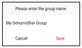 Goldair 10L Dehumidifier with WiFi - group name of choice