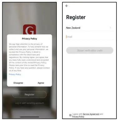 Goldair 10L Dehumidifier with WiFi - resend button