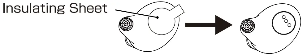 Remove Insulating Sheet