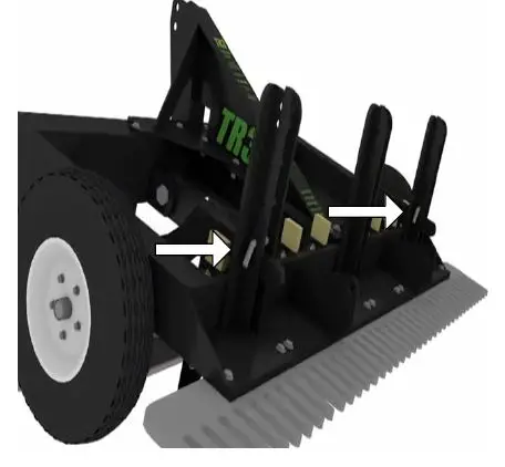 abi ATTACHMENTS TR3 Tractor Rake fig 10