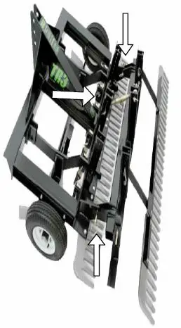 abi ATTACHMENTS TR3 Tractor Rake fig 18