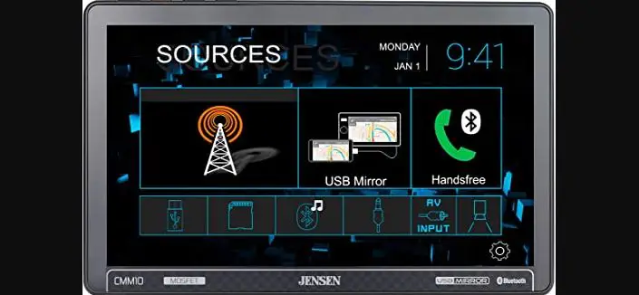 Jensen Multimedia Receiver With Bluetooth And Usbmirror User Guide