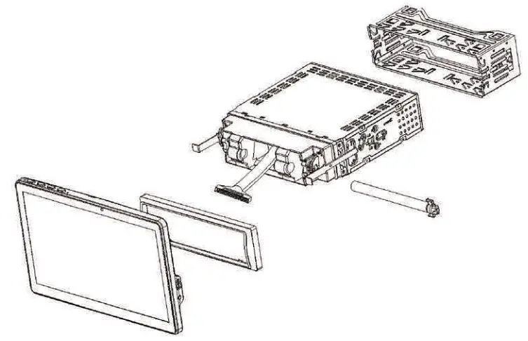 JENSEN Multimedia Receiver with Bluetooth and USBMirror - Installation