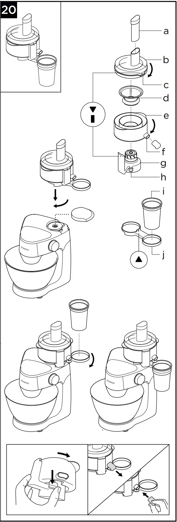 Kenwood TYPE KHC29 Prospero Stand Mixer and Blender parts E 2