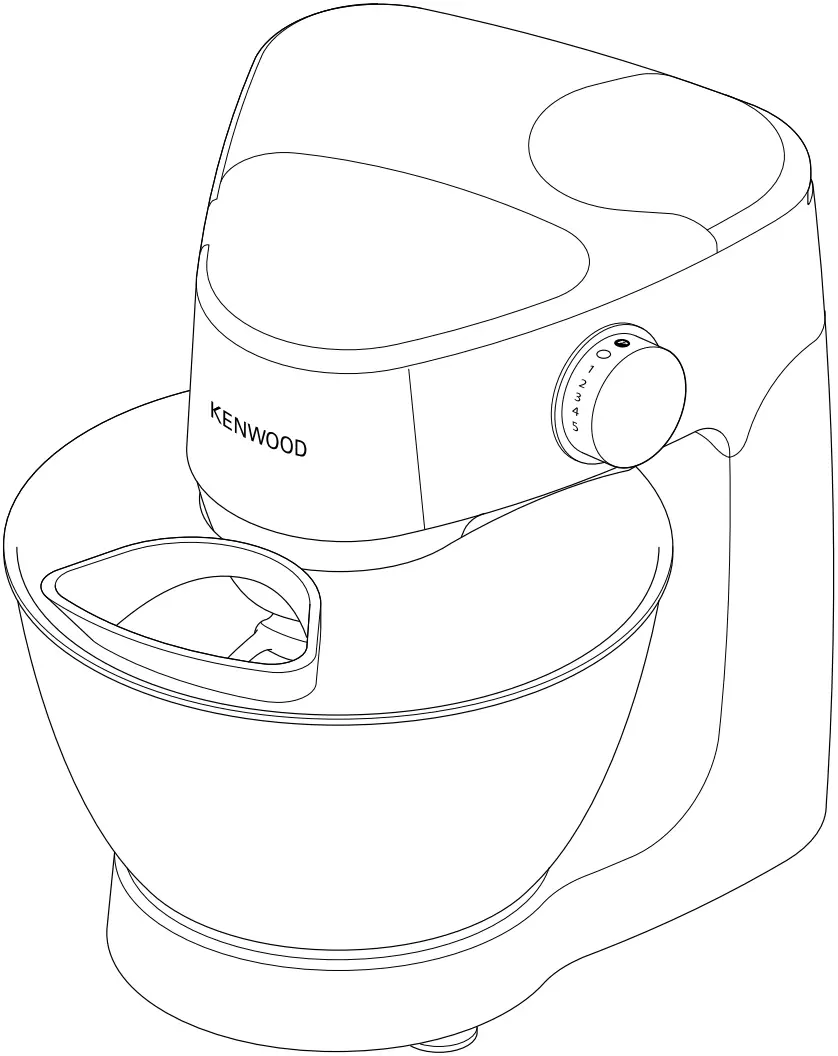 Kenwood TYPE KHC29 Prospero Stand Mixer and Blender