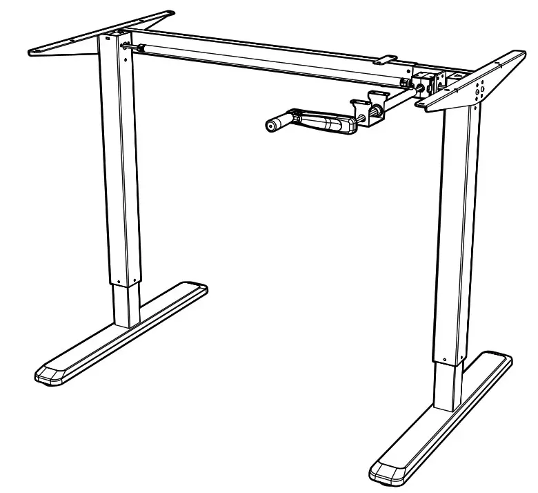 DESKFIT Ergonomically Height-Adjustable Desk