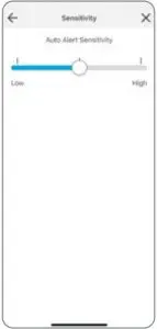 Sensitivity Interface