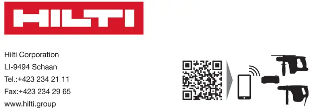 Hilti Logo and QR Code