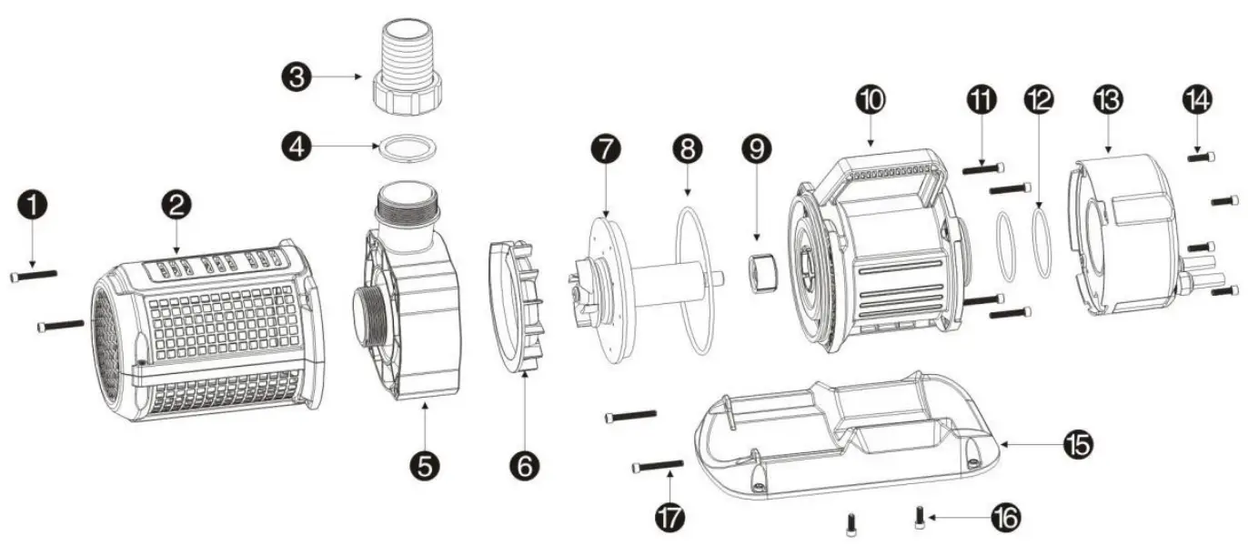 wiltec CET 26000 SuperECO Pond Pump - fig5