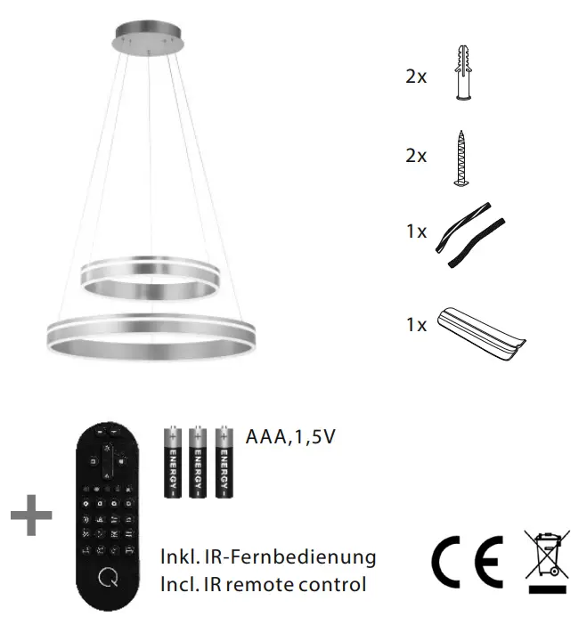 Paul Neuhaus 8420-55 Q VITO LED Pendant Light 1
