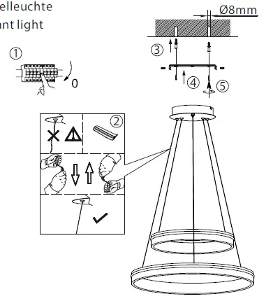 Paul Neuhaus 8420-55 Q VITO LED Pendant Light 2